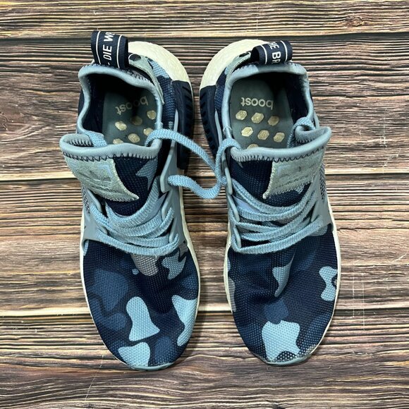 Adidas NMD XR1 Women's Blue Duck Camo Athletic Shoes - Picture 7 of 8